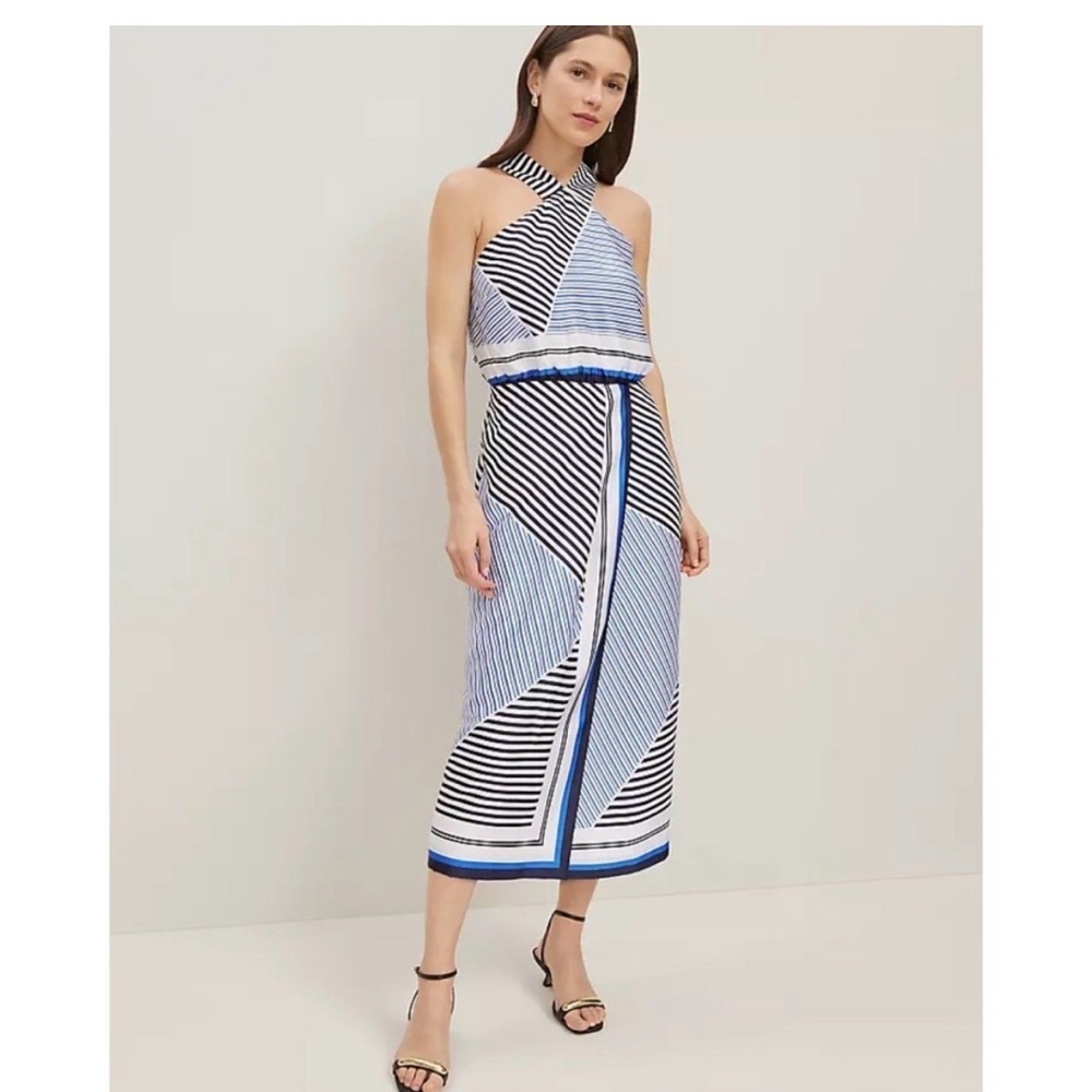 Ann Taylor Silky Midi Dress, size 12
